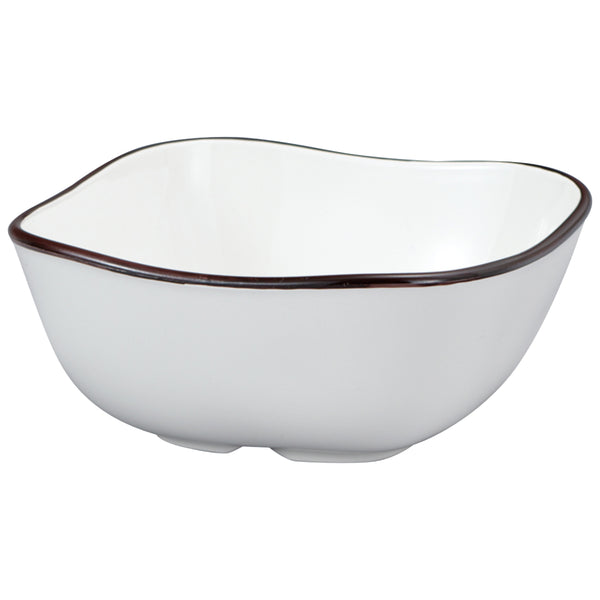 鉢スクウェア和洋鉢ナチュール水切付ホワイト撥水加工