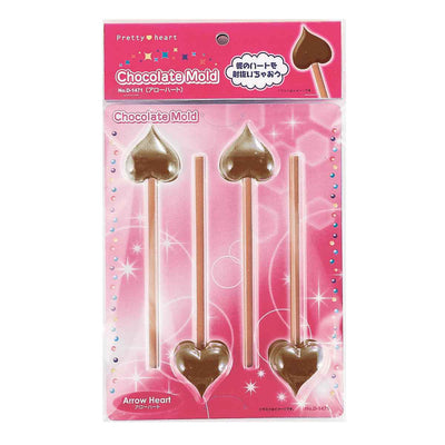 チョコレート型 スティックチョコモールド アローハート 手作りチョコ