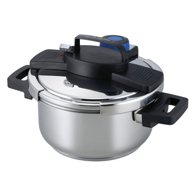 圧力鍋 4L IH対応 3層底 ワンタッチレバー 7合炊