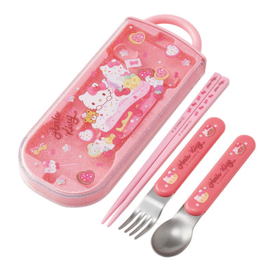 トリオセット 食洗機対応スライド式トリオ キティファンシー