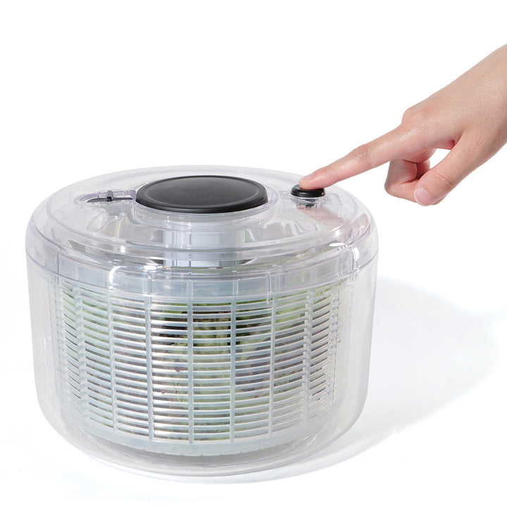 サラダスピナーガジェコン押すだけ！野菜水切り器