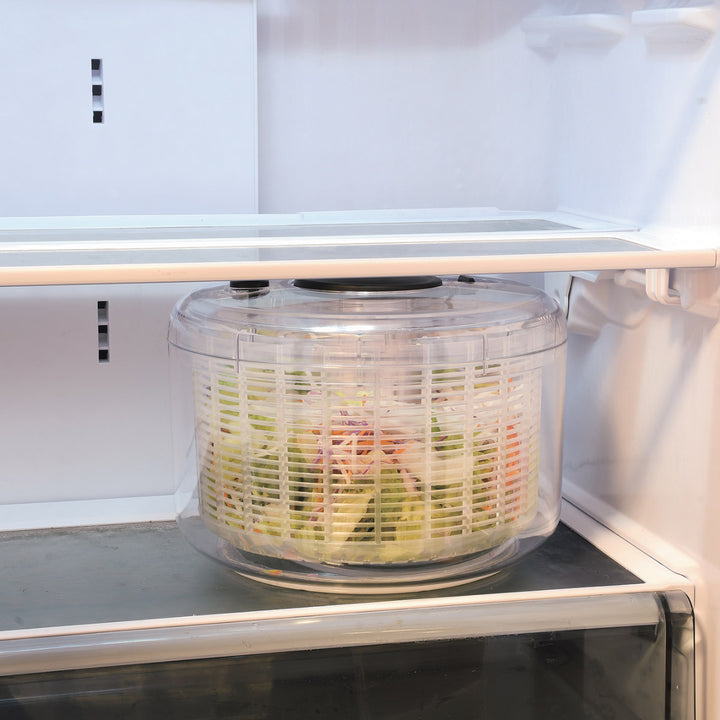 サラダスピナーガジェコン押すだけ！野菜水切り器