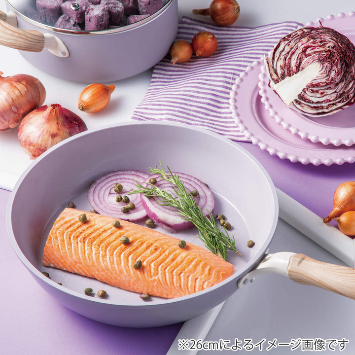 フライパン20cmIH対応セラミック軽量ハルミック