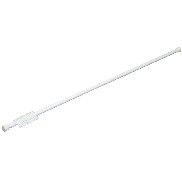 突っ張り棒取付幅：110～190cmスリムLリング付き突ぱり便利ポール細タイプ