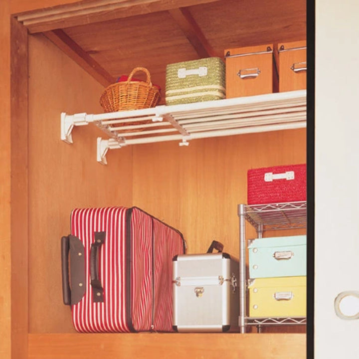 つっぱり棚スーパーワイド棚大取付幅118～190cm