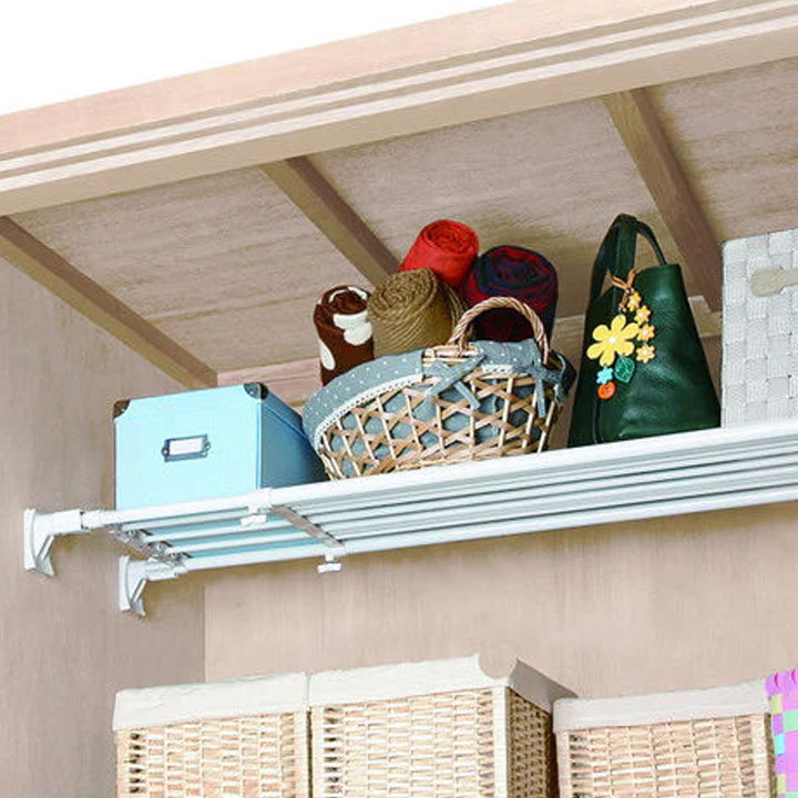 つっぱり棚スーパーワイド棚大取付幅118～190cm