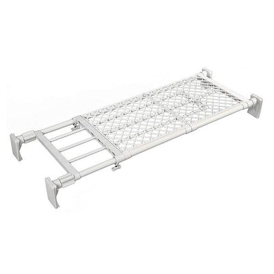 つっぱり棚 スーパーワイドメッシュ棚 小 取付幅75～120cm