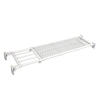 つっぱり棚 スーパーワイドメッシュ棚 大 取付幅118～190cm