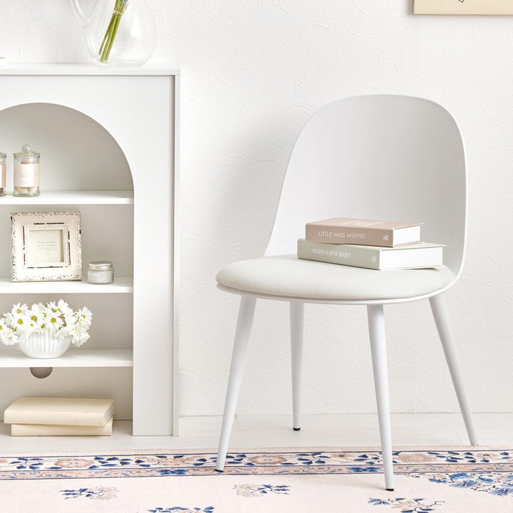 ダイニングチェア座面高42.5cm2脚セットくすみカラー