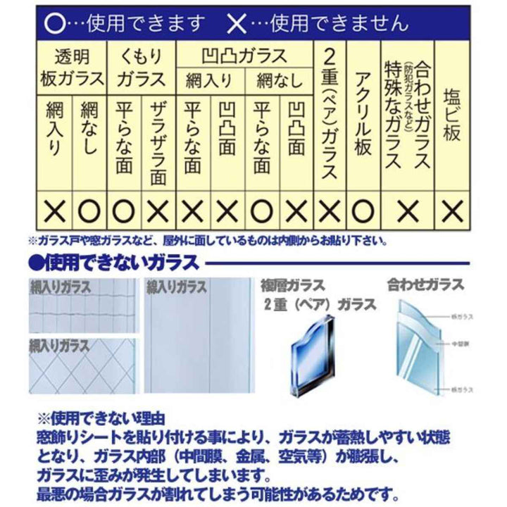 目隠し遮熱窓貼りシートGP-468290cm×46cm