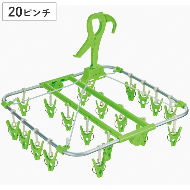 洗濯ハンガー角ハンガー20ピンチアルモアファイン