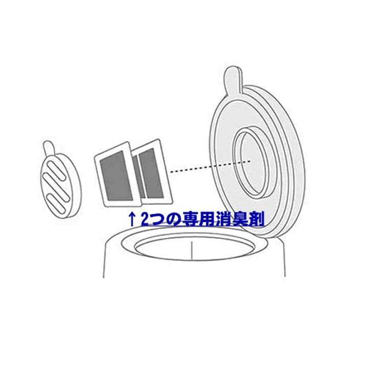 消臭剤プーポットダイパーポットポイッとペール専用本体別売り消臭臭わない