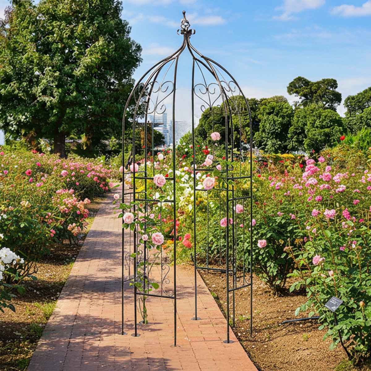 アーチ アイアンハーフアーチオベリスクキット – ハウジー