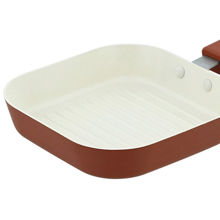 フライパンガス火専用ミニグリルパン14.5cmセラミック