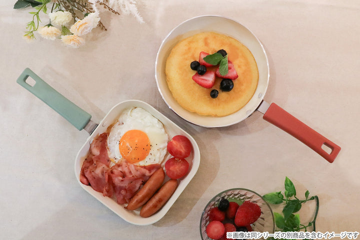 フライパンガス火専用ミニグリルパン14.5cmセラミック