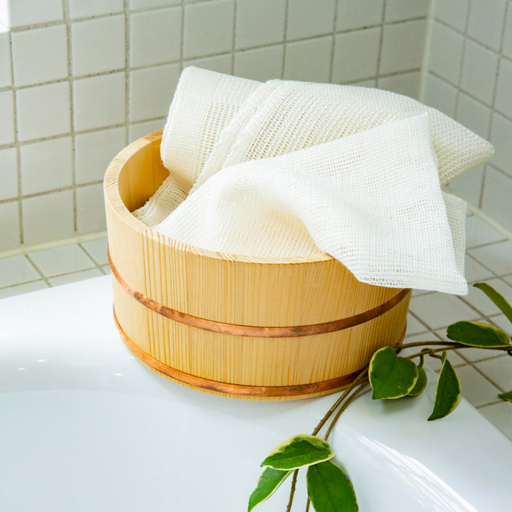 亀の子束子西尾商店ボディタオル麻タオルふつうタイプ