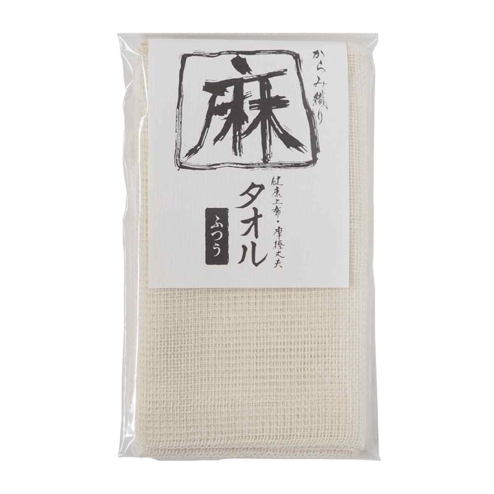 亀の子束子西尾商店ボディタオル麻タオルふつうタイプ