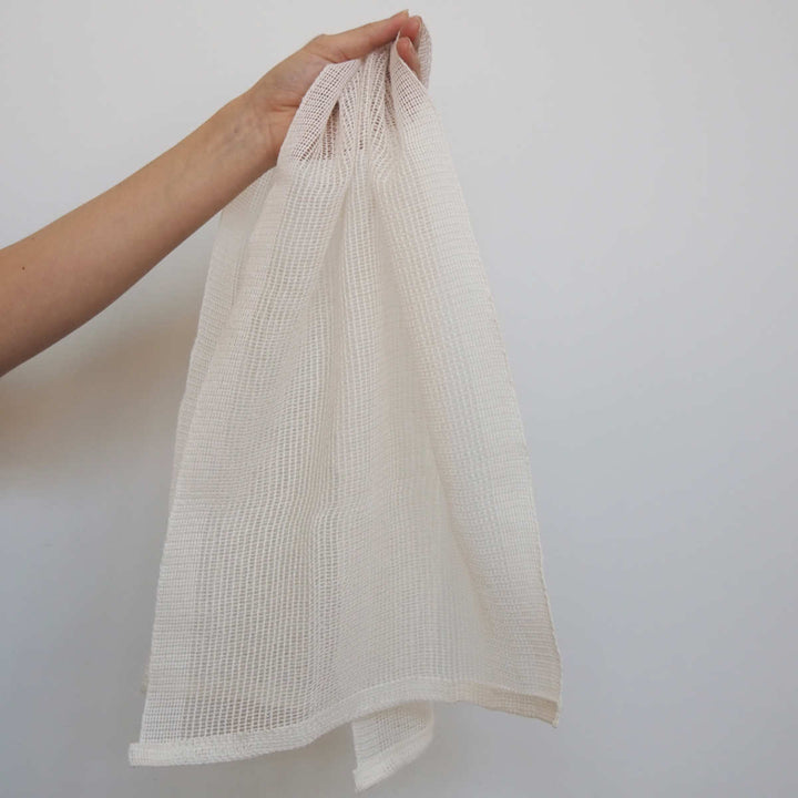 亀の子束子西尾商店ボディタオル麻タオルかためタイプ