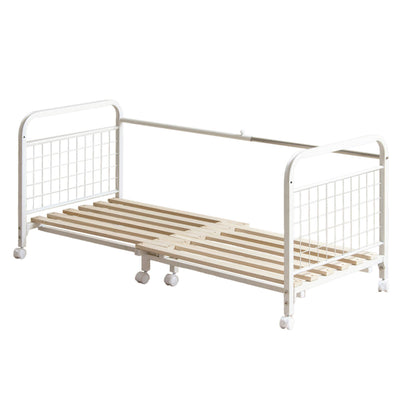 布団収納ラック 伸縮式 1段 奥行深型 幅82-147cm 奥行68cm 床板すのこ キャスター付き