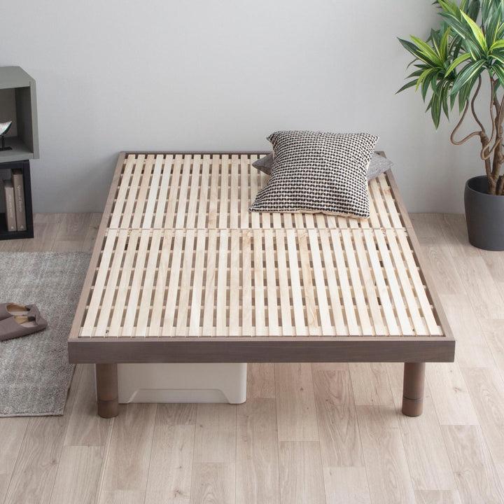 すのこベッドセミダブル桐製天然木簡単組立susu