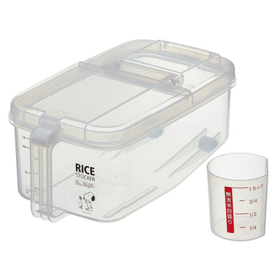 米櫃 2.5kg 冷蔵庫用 米びつ 横型 スヌーピー