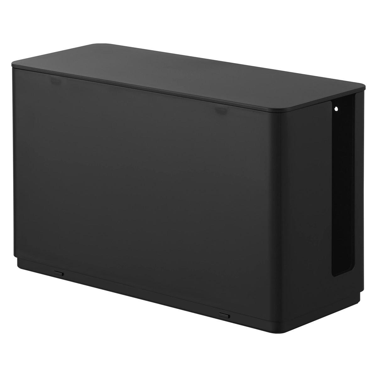 Buffalo nasne 2TB ブラック LAN 分岐 山崎実業ケースセット 山崎実業 smart 蓋付き重ねられるゲーム機器収納ケース スマート