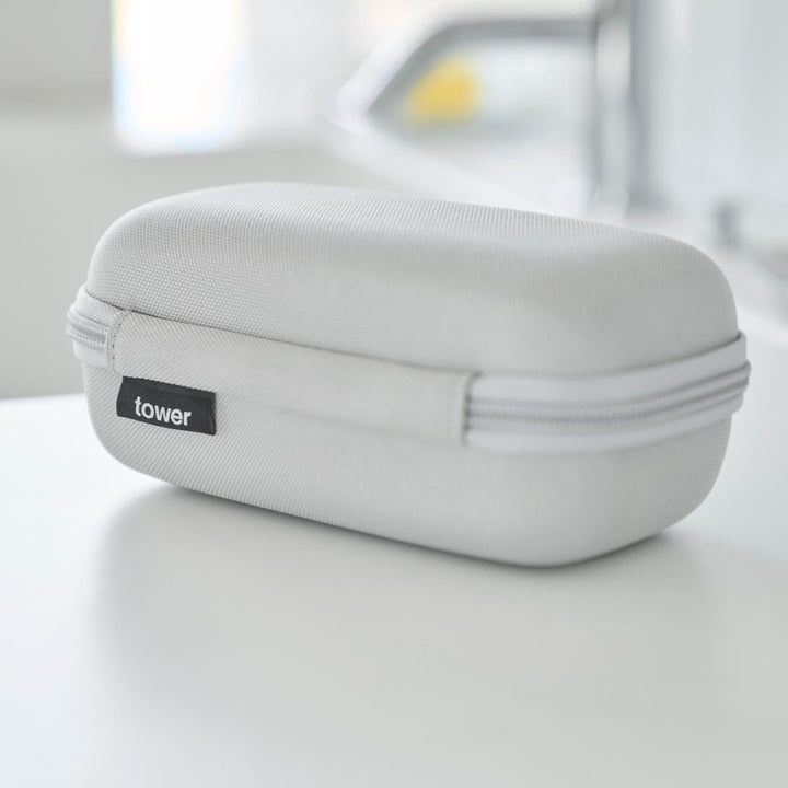 山崎実業towerメガネとコンタクトレンズ用品が収納できるメガネケースタワー