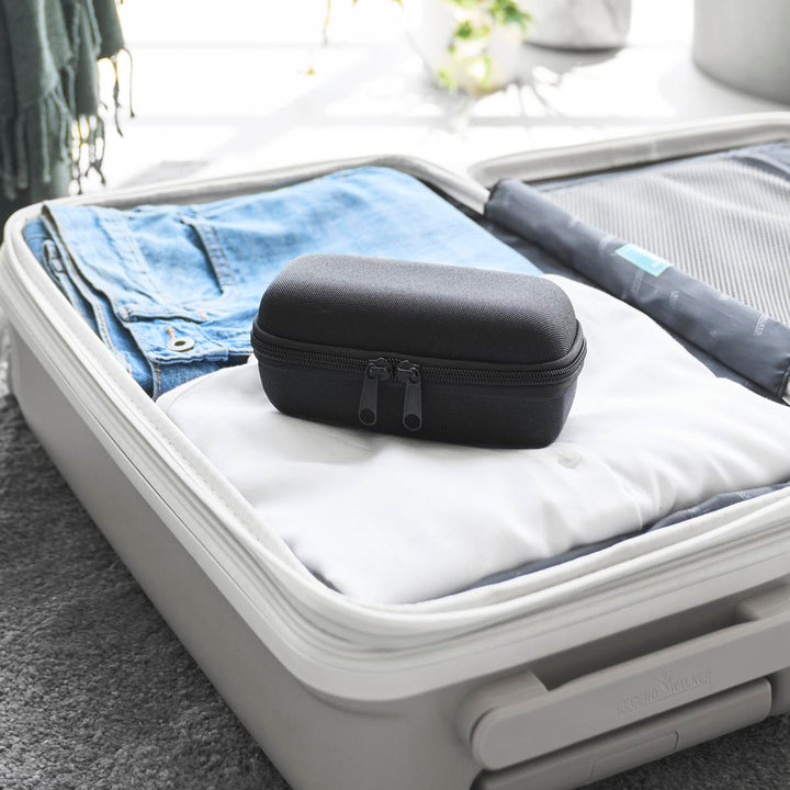 山崎実業towerメガネとコンタクトレンズ用品が収納できるメガネケースタワー