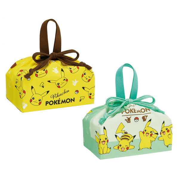 弁当袋ランチ巾着2枚入ピカチュウ