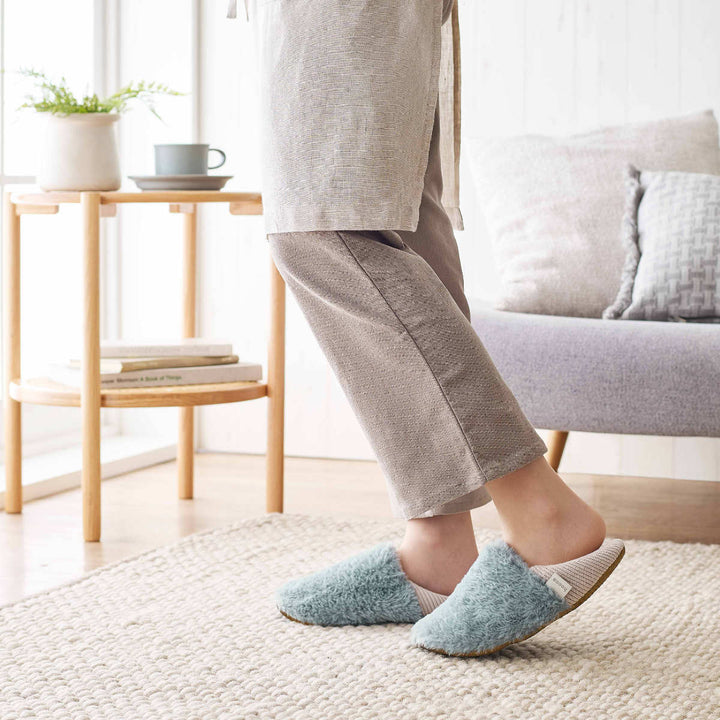 スリッパレンジですぐにホッカホカジェル湯たんぽhoccaポケット付きウォームスリッパ