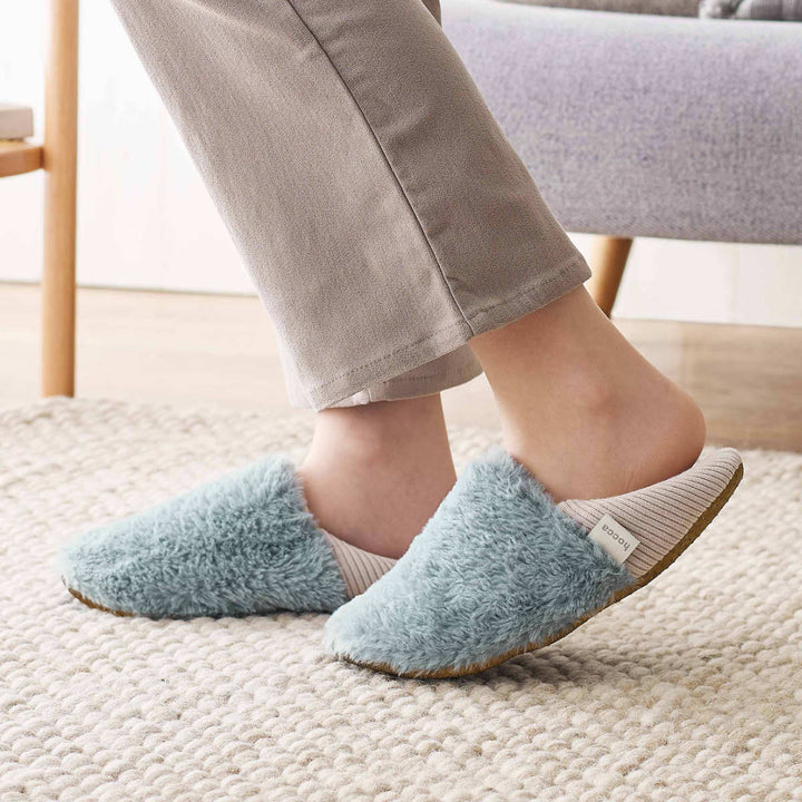 スリッパレンジですぐにホッカホカジェル湯たんぽhoccaポケット付きウォームスリッパ