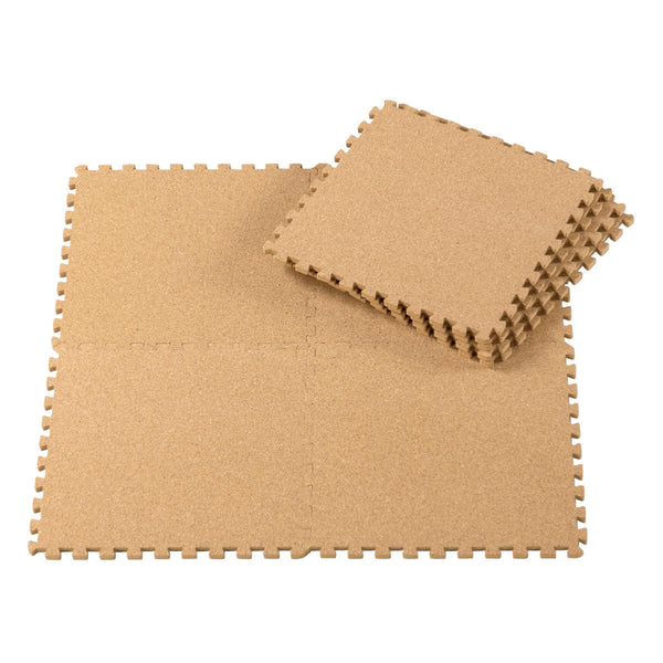 ジョイントマットやわらかコルクマット8枚組ナチュレ