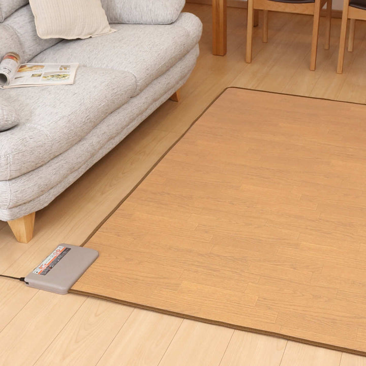 ホットカーペット電気カーペット木目フローリングタイプ2畳本体