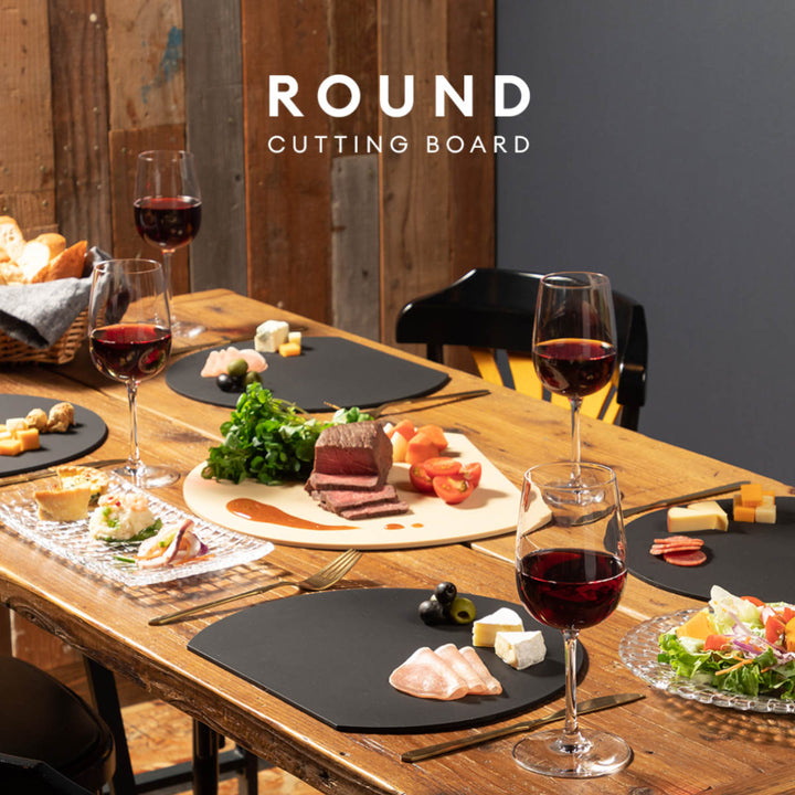 丸いまな板小食洗機対応耐熱エラストマーかまぼこ型日本製アイメディア