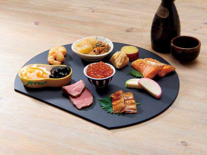 丸いまな板小食洗機対応耐熱エラストマーかまぼこ型日本製アイメディア