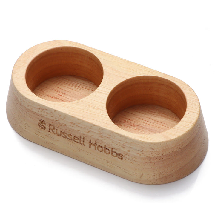 RussellHobbs電動ミルミニ2本セット木製スタンド付きソルト＆ペッパーミル