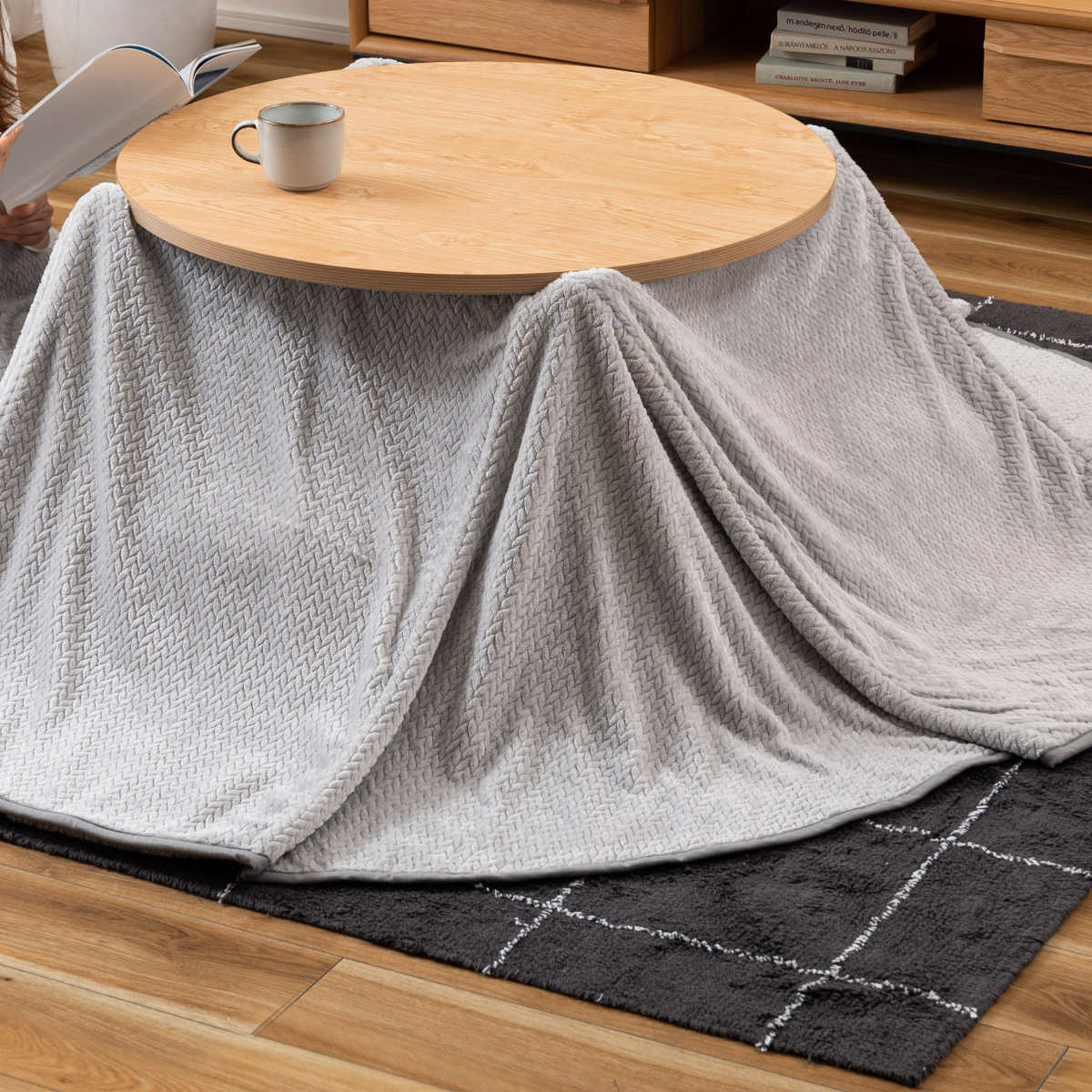 こたつ布団 円形 直径209cm ハイタイプ ダイニング用 – ハウジー