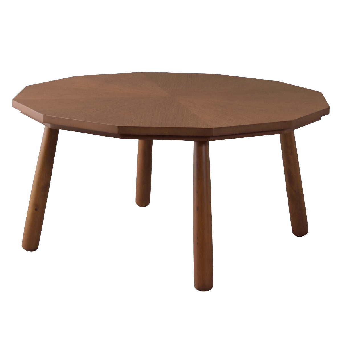 こたつテーブル 直径80cm 円形 12角形 木製 – ハウジー