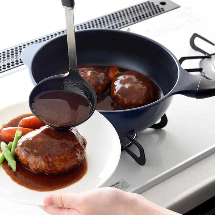 フライパン24cm深型ガス火専用ベルフィーナライトプレミアム軽量