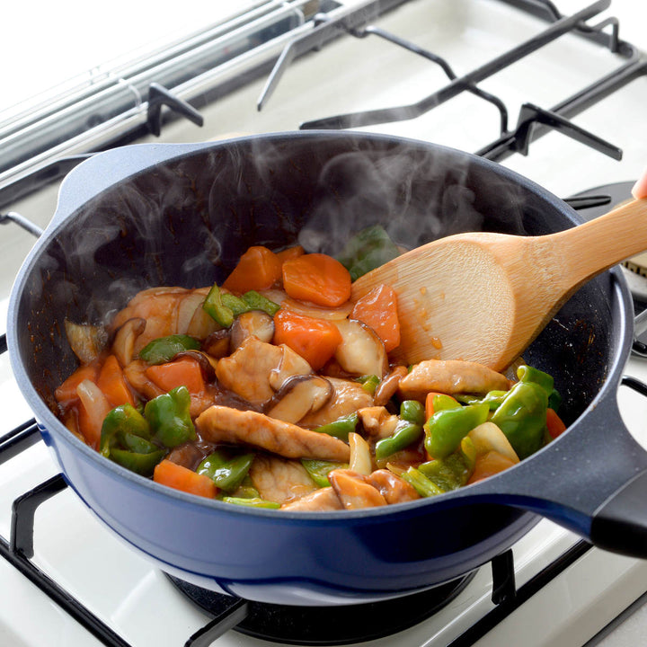 フライパン24cm深型ガス火専用ベルフィーナライトプレミアム軽量