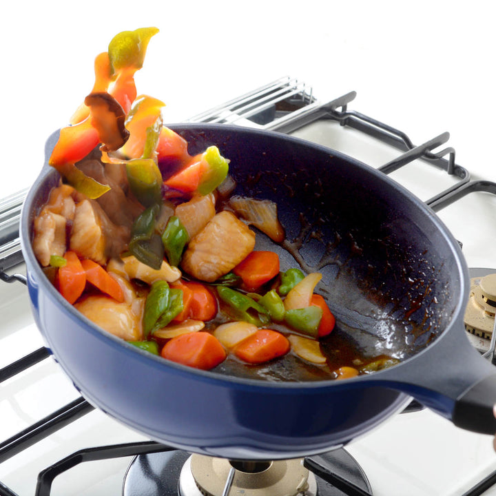 フライパン24cm深型ガス火専用ベルフィーナライトプレミアム軽量