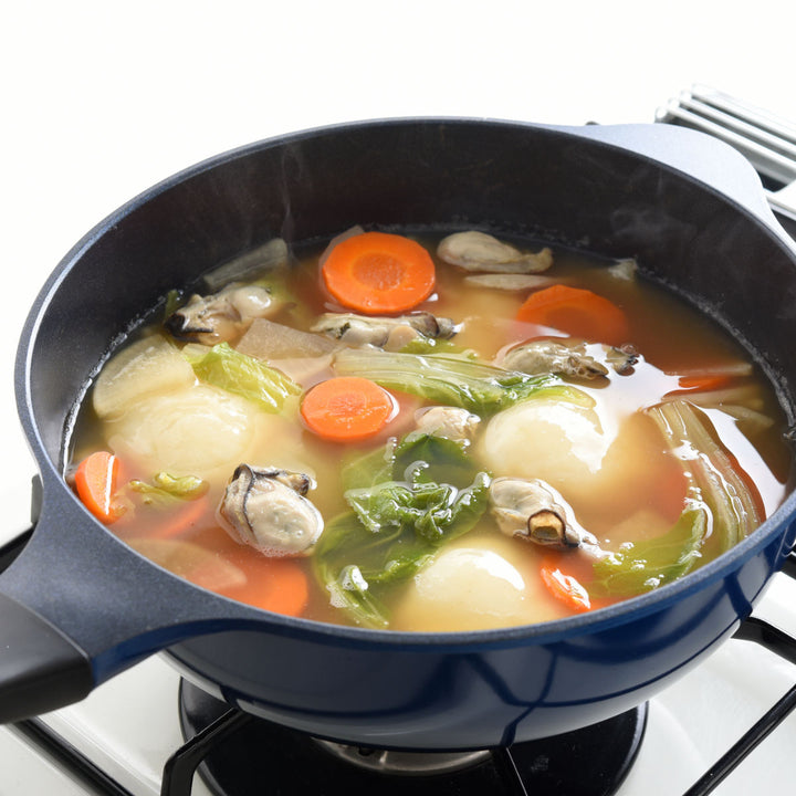 フライパン24cm深型ガス火専用ベルフィーナライトプレミアム軽量