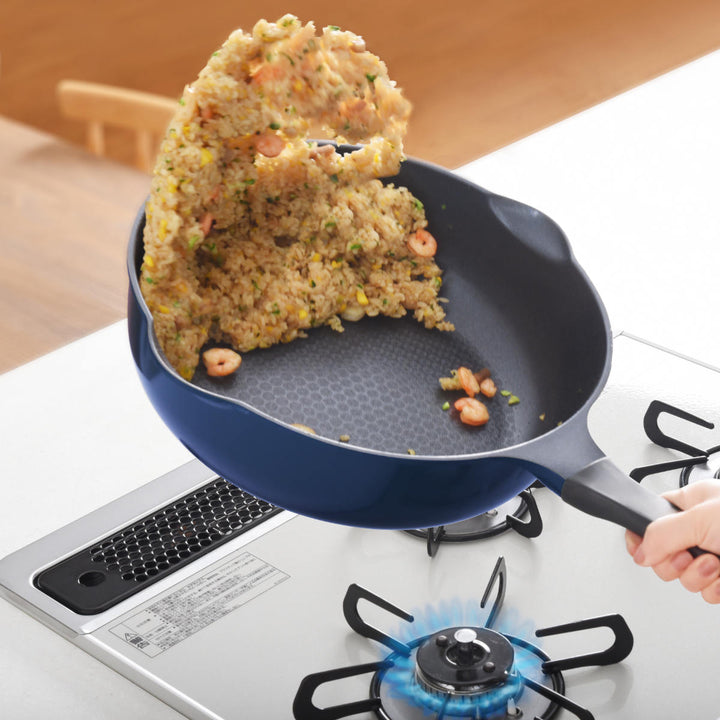 フライパン28cmガス火専用ベルフィーナライトプレミアムマルチパン軽量