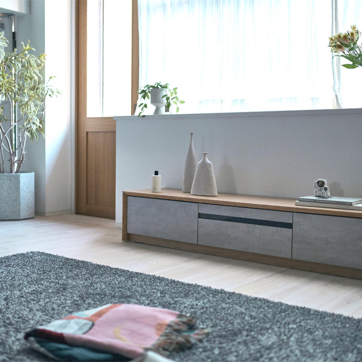 formローボード幅180cmプラント完成品木目調天然木石目調