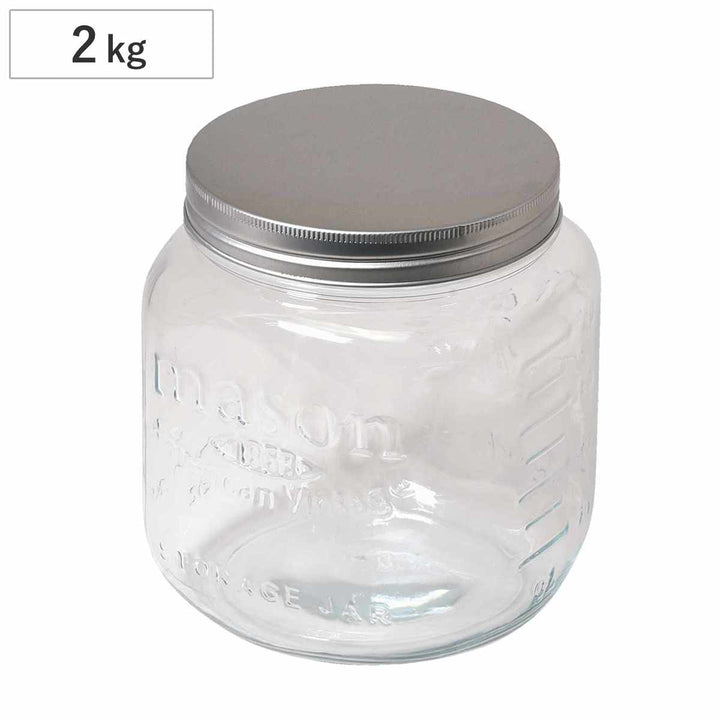 米びつガラス製ライスストッカー2kg用