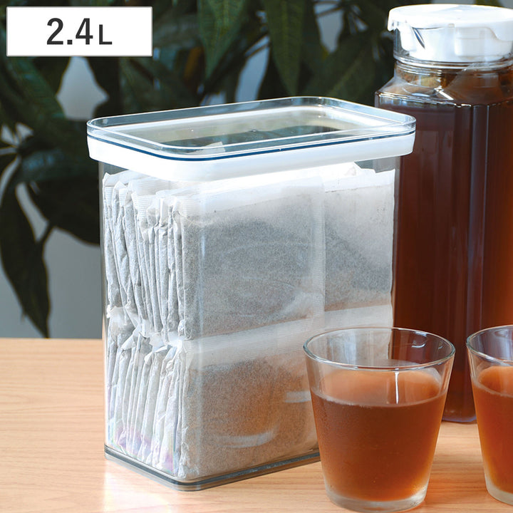 保存容器麦茶パックが1袋分入るキャニスター