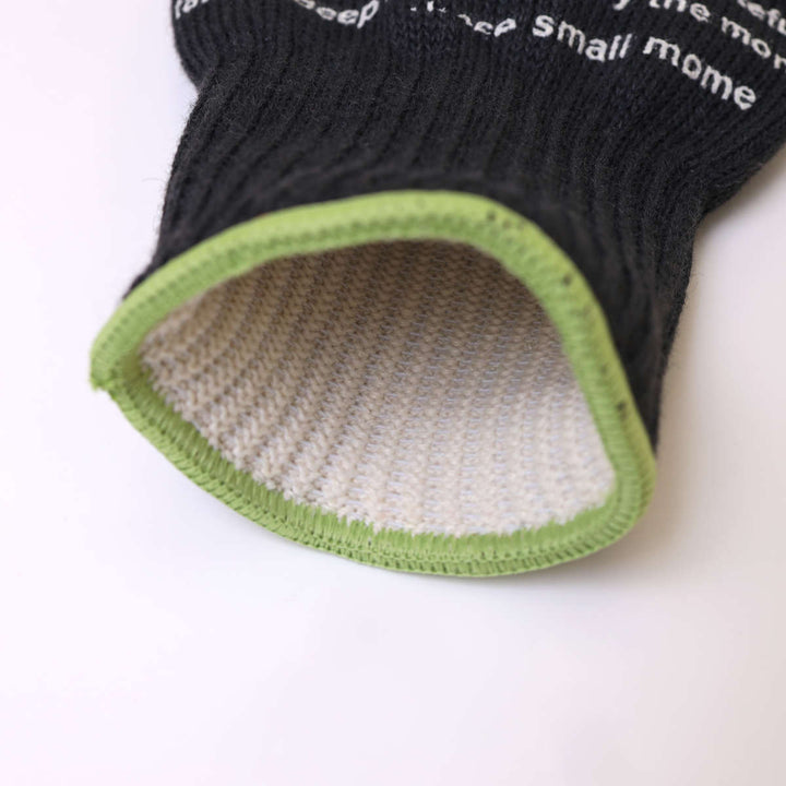 鍋つかみ3本指ミトン耐熱滑り止め付アウトドア