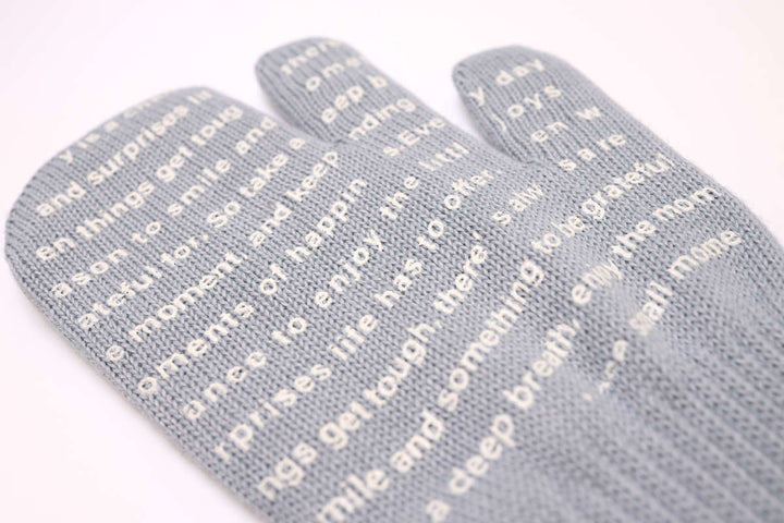 鍋つかみ3本指ミトン耐熱滑り止め付アウトドア