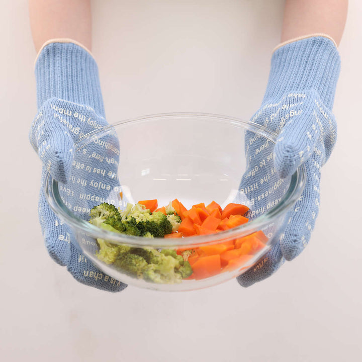 鍋つかみ3本指ミトン耐熱滑り止め付アウトドア