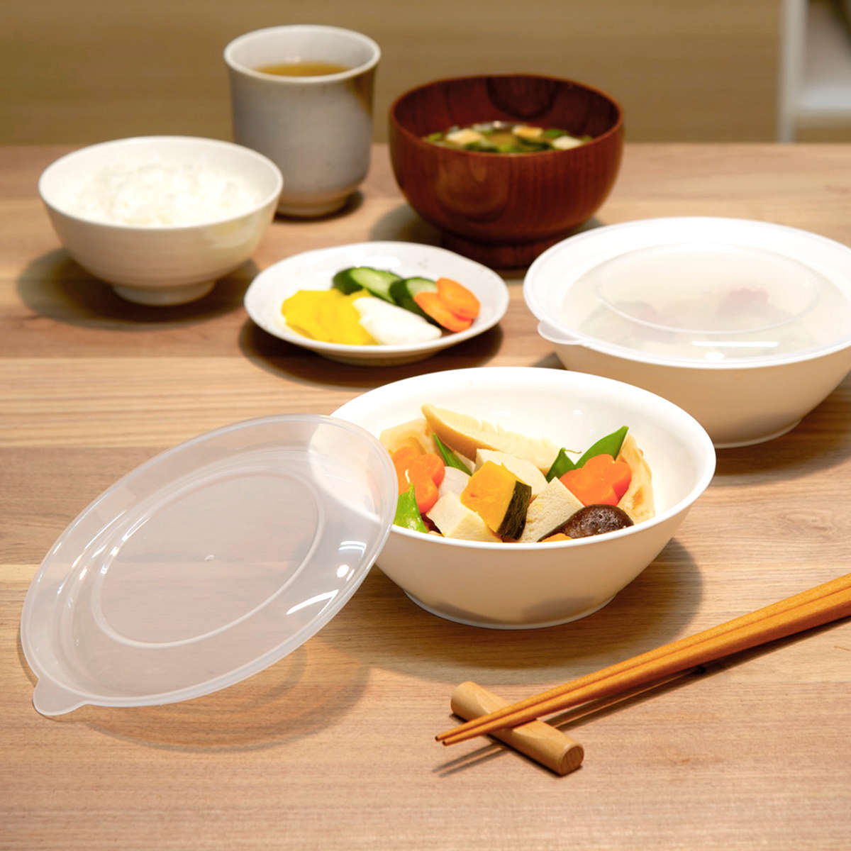 そのまま食卓に出せる保存容器 L 保存容器 そのまま食卓に出せる保存容器 L – ハウジー